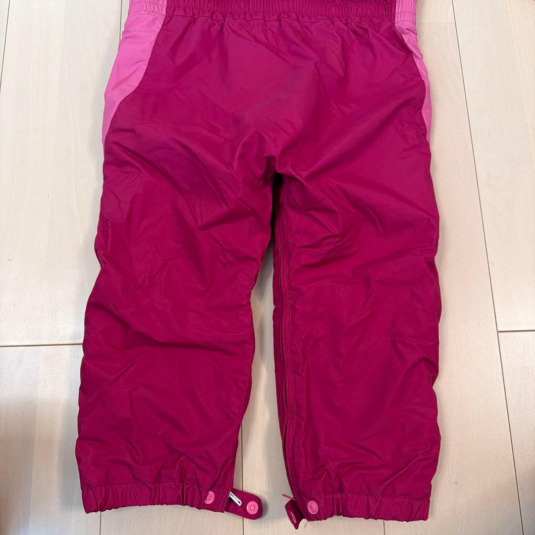 montbell 子ども用スキーウェア ピンク 110サイズ ジャンプスーツ