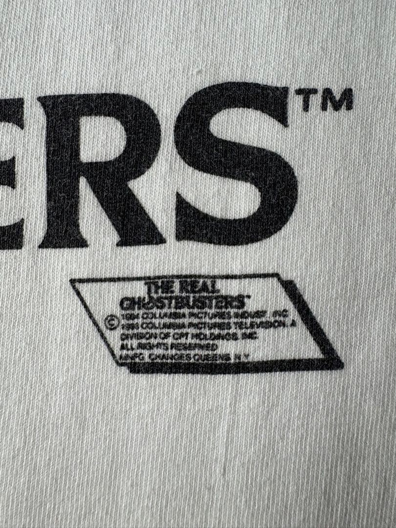 90s USA製シングルステッチ　ゴーストバスター　ムービーTシャツ　白XL