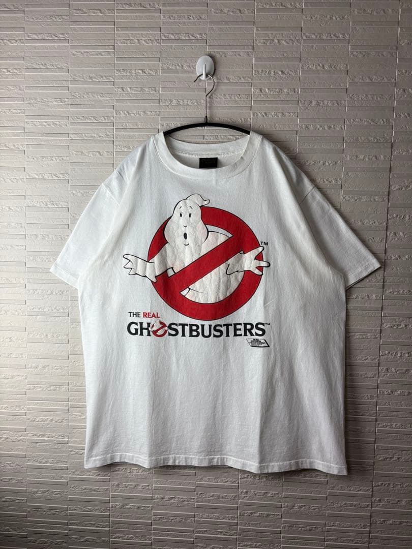 90s USA製シングルステッチ　ゴーストバスター　ムービーTシャツ　白XL