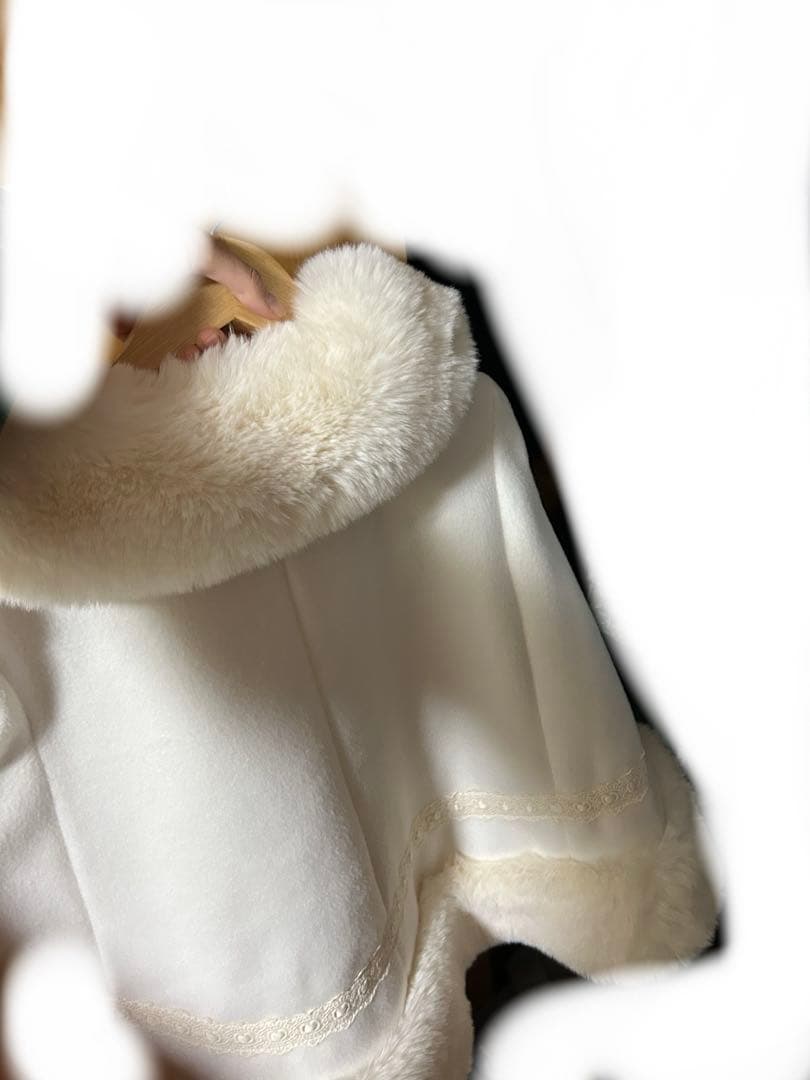 リズリサ　アウター　リボンポンチョ