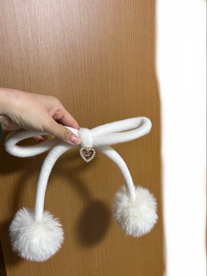 リズリサ　アウター　リボンポンチョ