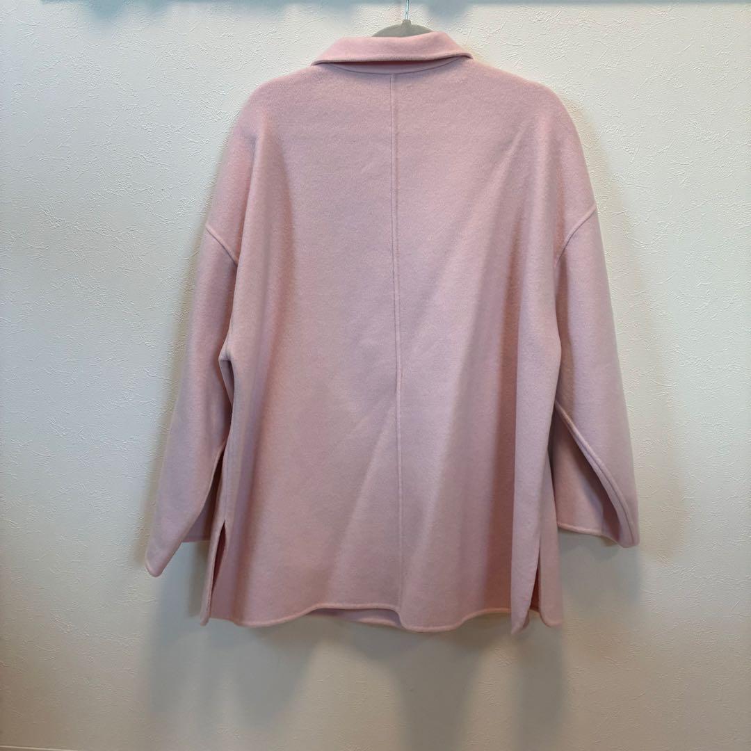 SLOBE IENA ピンクウールコート