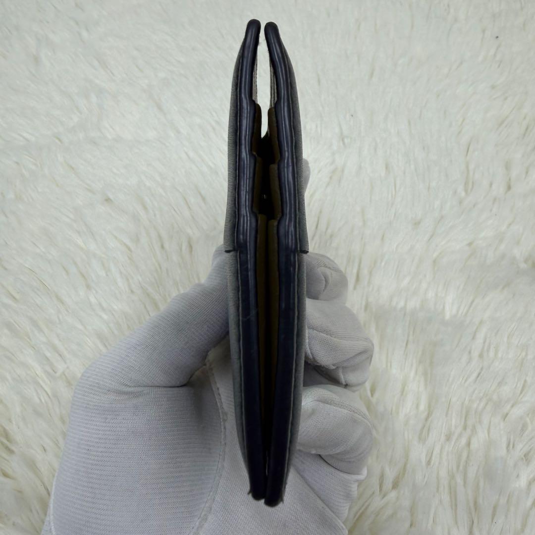✨極美品✨ボッテガヴェネタ カセット マネークリップ 折り財布 ネイビー