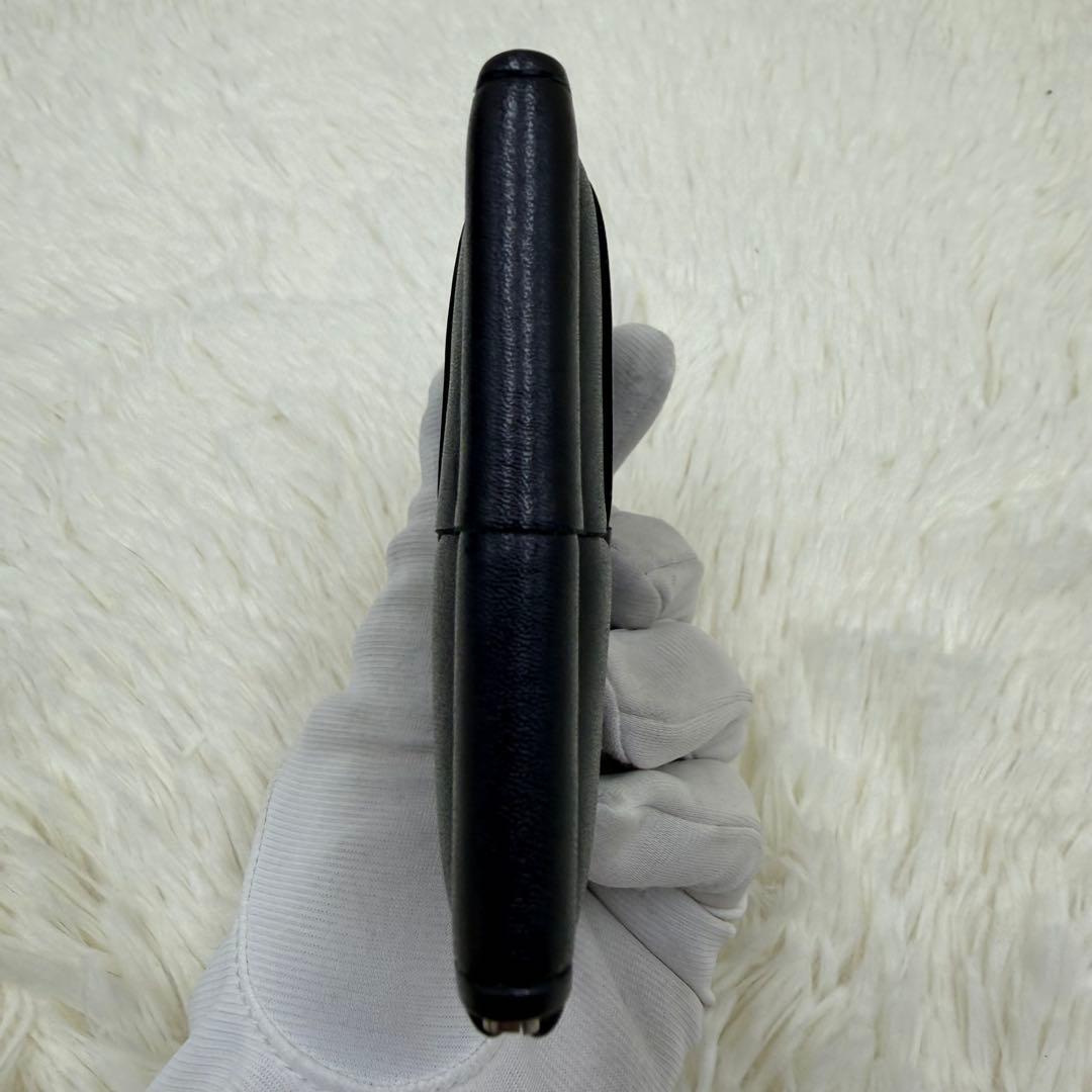 ✨極美品✨ボッテガヴェネタ カセット マネークリップ 折り財布 ネイビー