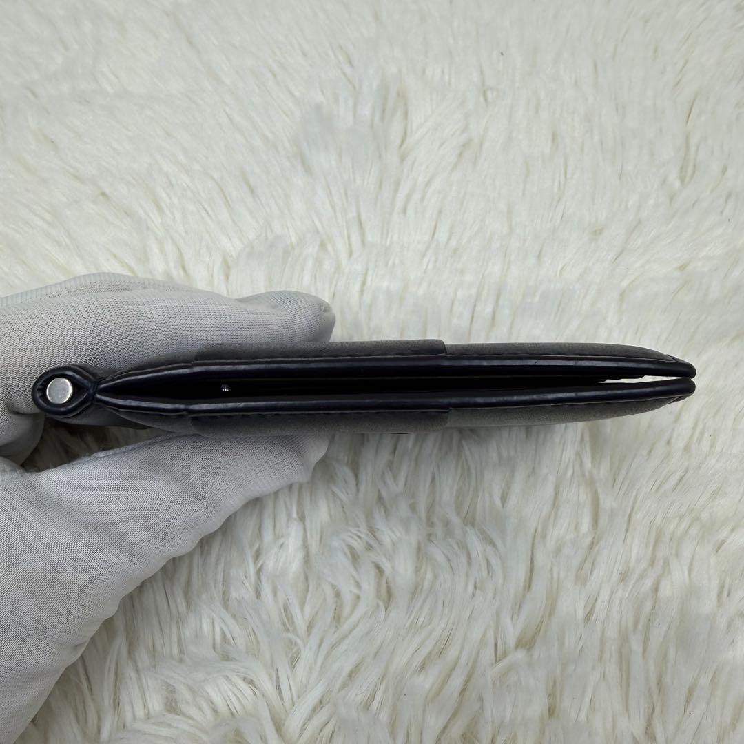 ✨極美品✨ボッテガヴェネタ カセット マネークリップ 折り財布 ネイビー