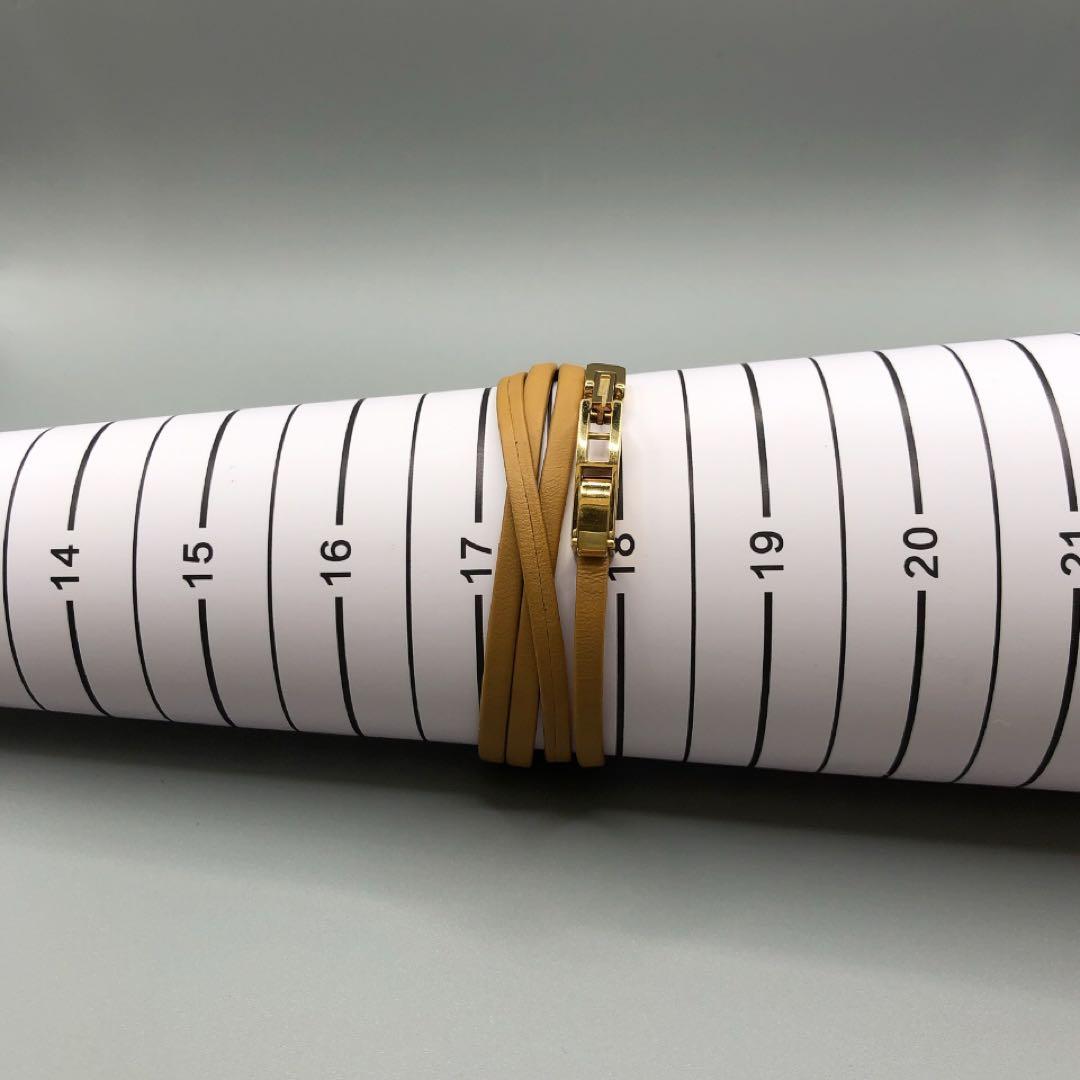 ジャンク　GUCCI 6100L　アナログ　腕時計　 ゴールド　バングル　不動