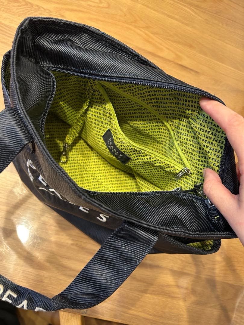 PEARLY GATES ネイビー トートバッグ