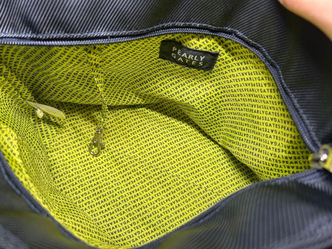 PEARLY GATES ネイビー トートバッグ