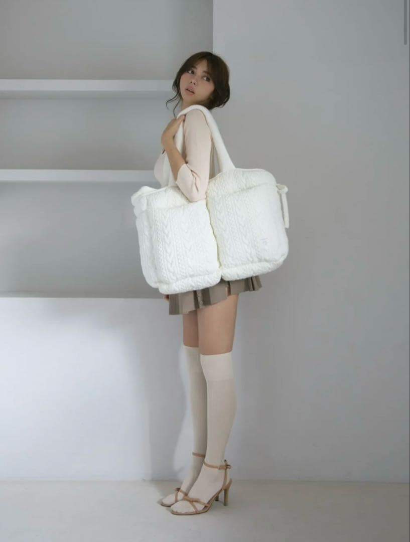 バッグ ANDMARY Mary quilting knit bag