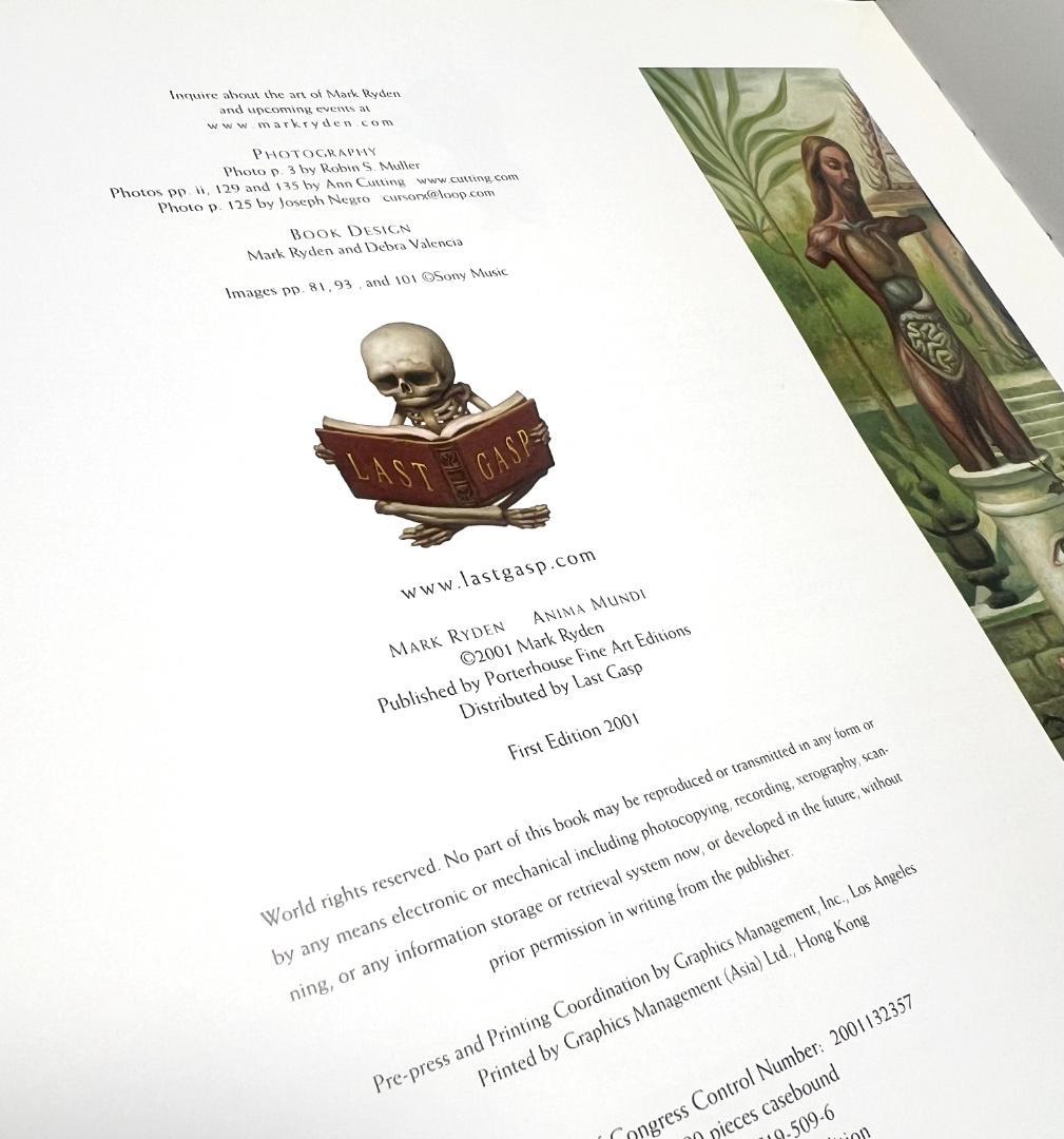 【初版】MARK RYDEN 画集「ANIMA MUNDI」マーク・ライデン