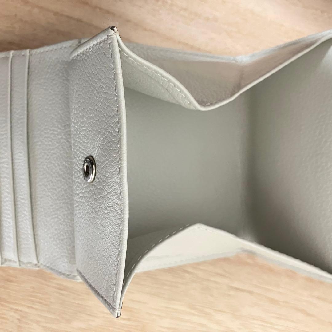 訳あり✨未使用✨マザーハウス✨アーチウォレット✨白✨ 定価19,800円