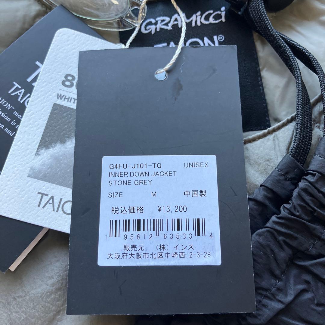 新品未使用GRAMICCI グラミチ TAION タイオンコラボ インナーダウン