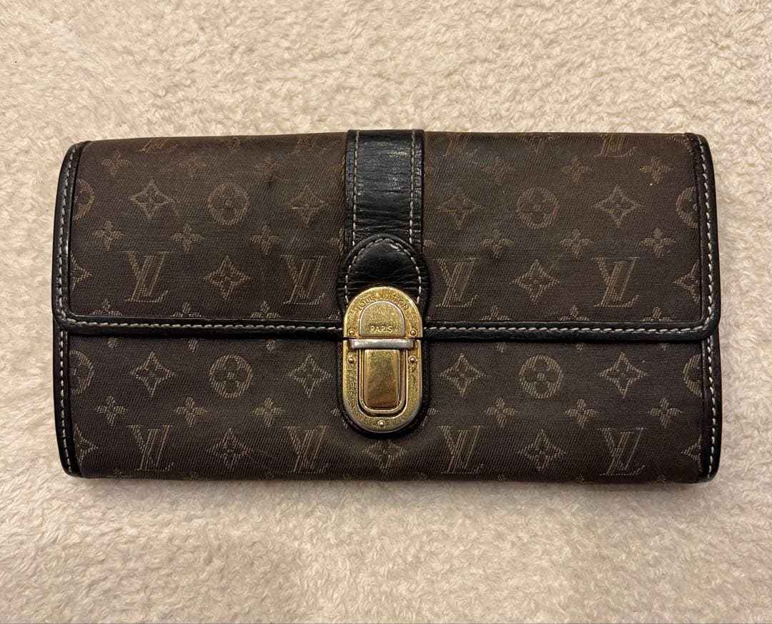 【週末限定値下】 ルイヴィトンモノグラム ミニラン イディール ポルトフォイユ