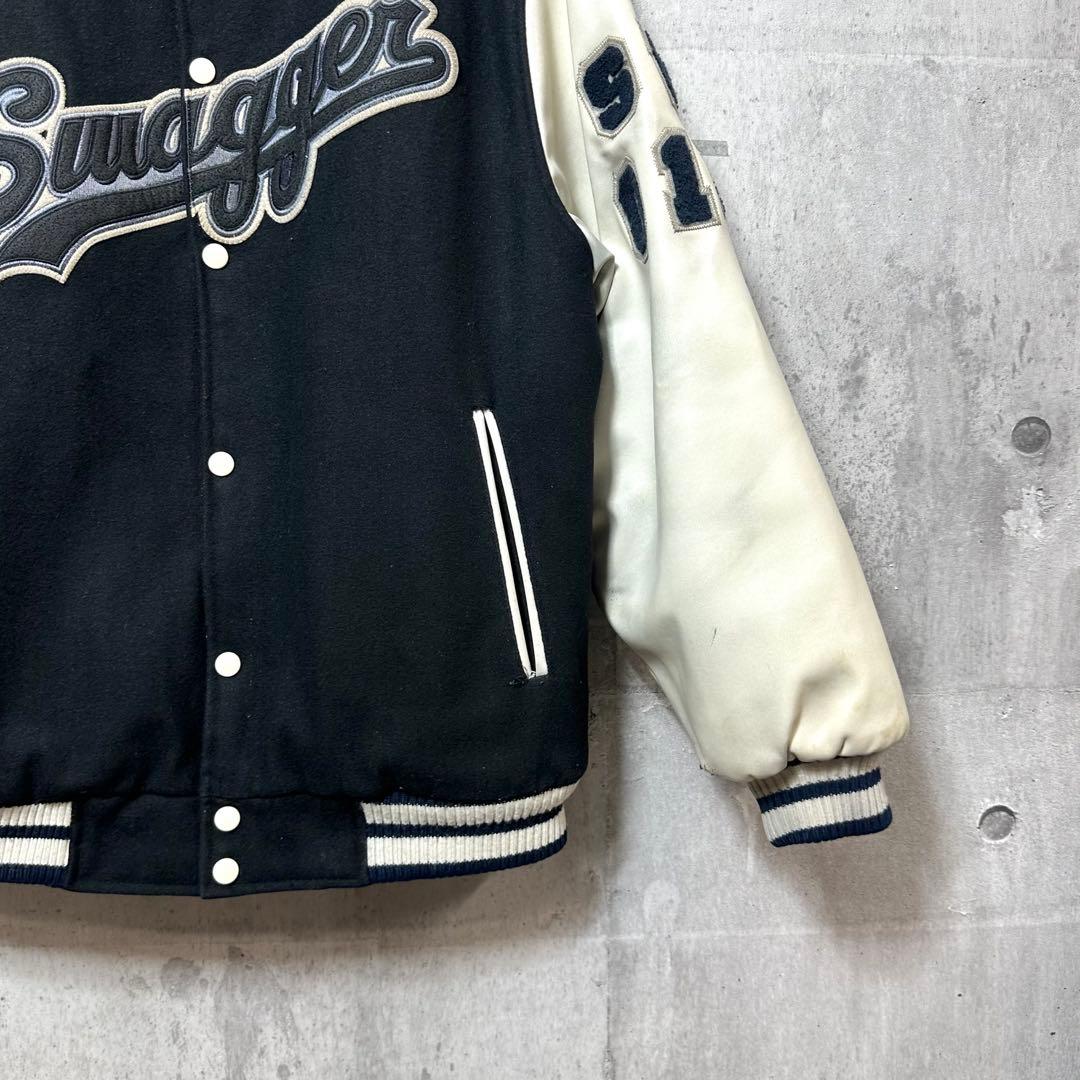 ★激レア★ SWAGGER スワッガー スタジャン レザー袖 Lサイズ