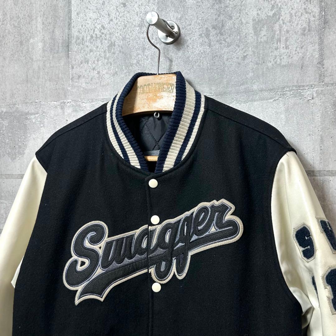 ★激レア★ SWAGGER スワッガー スタジャン レザー袖 Lサイズ