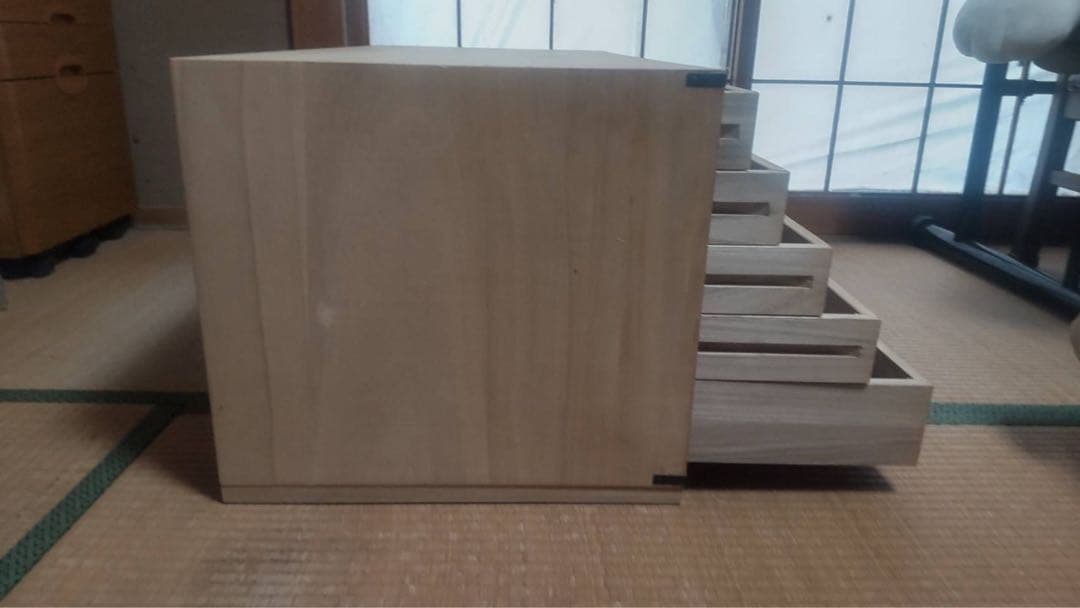 まあ 桐箪笥　桐タンス　高級家具　ナチュラルウッド 5段引き出し箪笥　着物