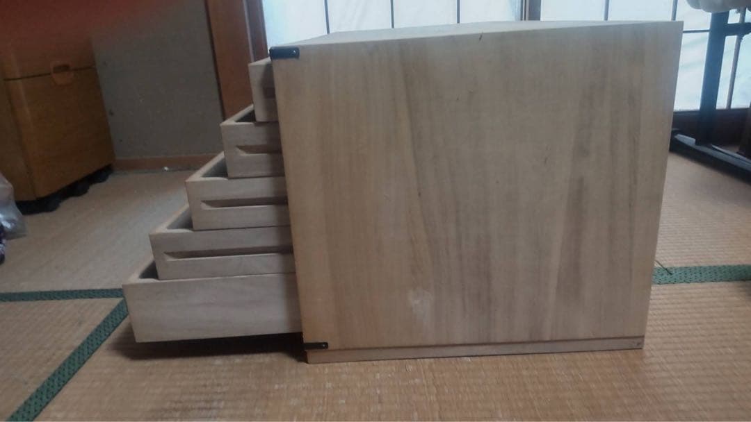 まあ 桐箪笥　桐タンス　高級家具　ナチュラルウッド 5段引き出し箪笥　着物