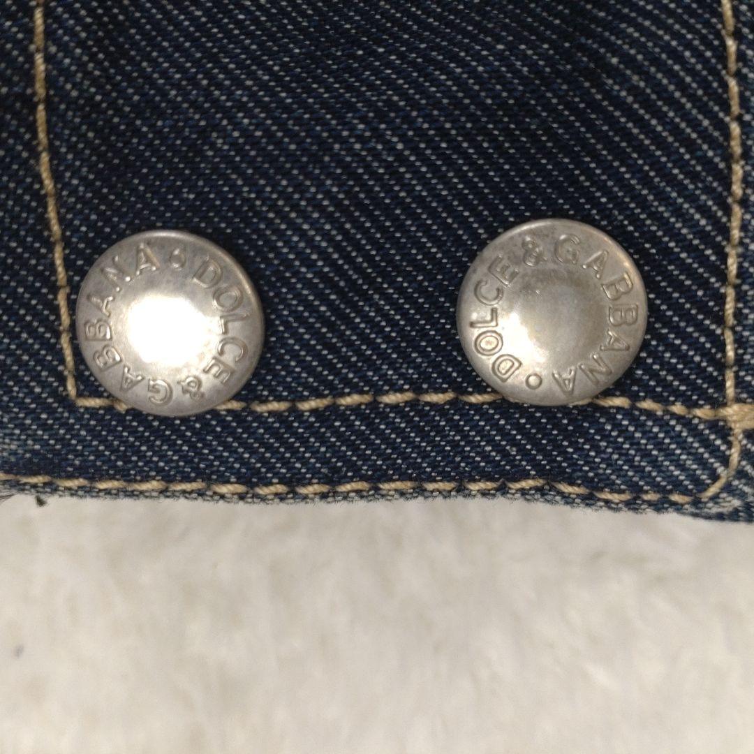 専用✨️【美品　希少L】ドルチェアンドガッバーナ　ノーカラーデニムジャケット　豹