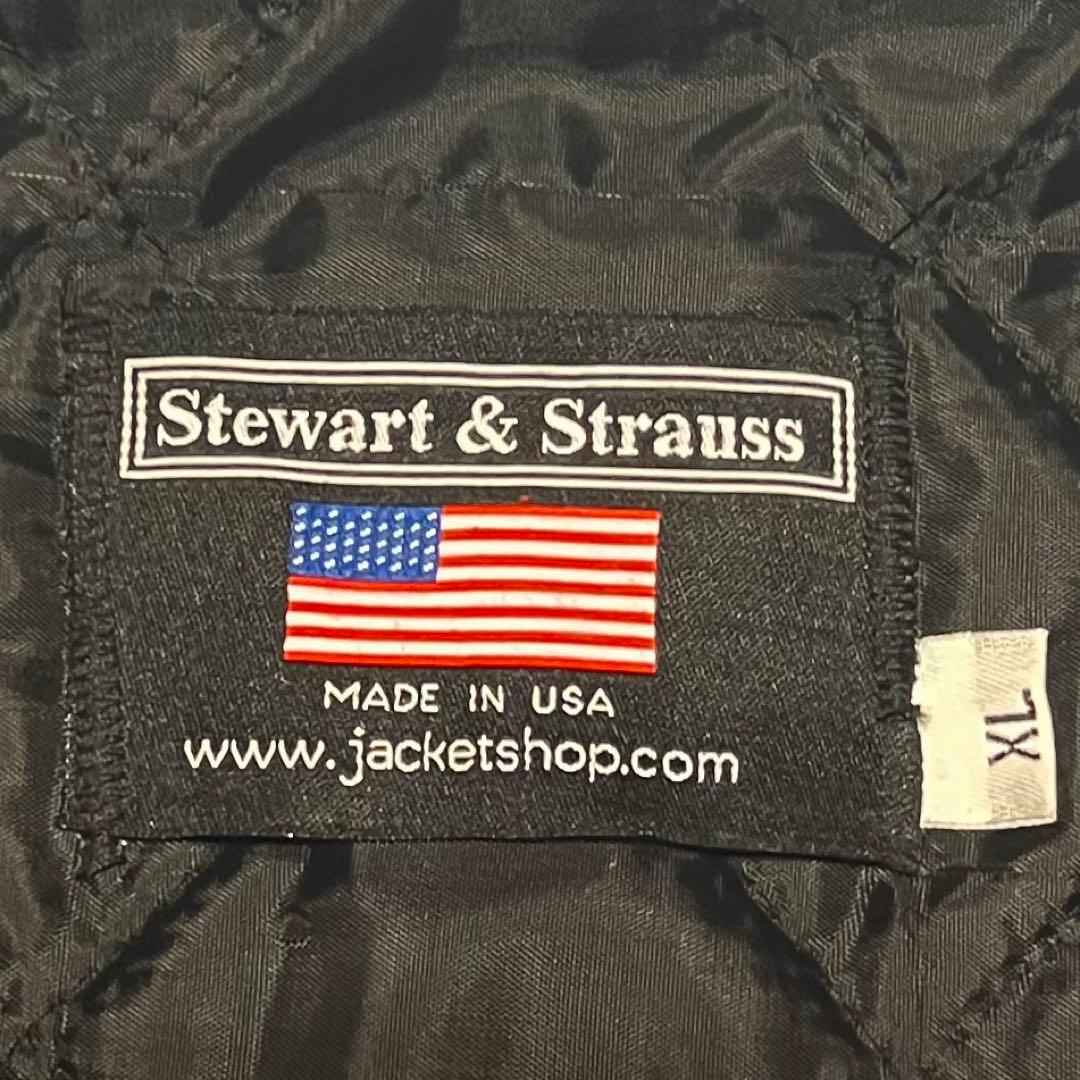 STEWART&STRAUSS スタジャン XL ブラウン キャメル USA製