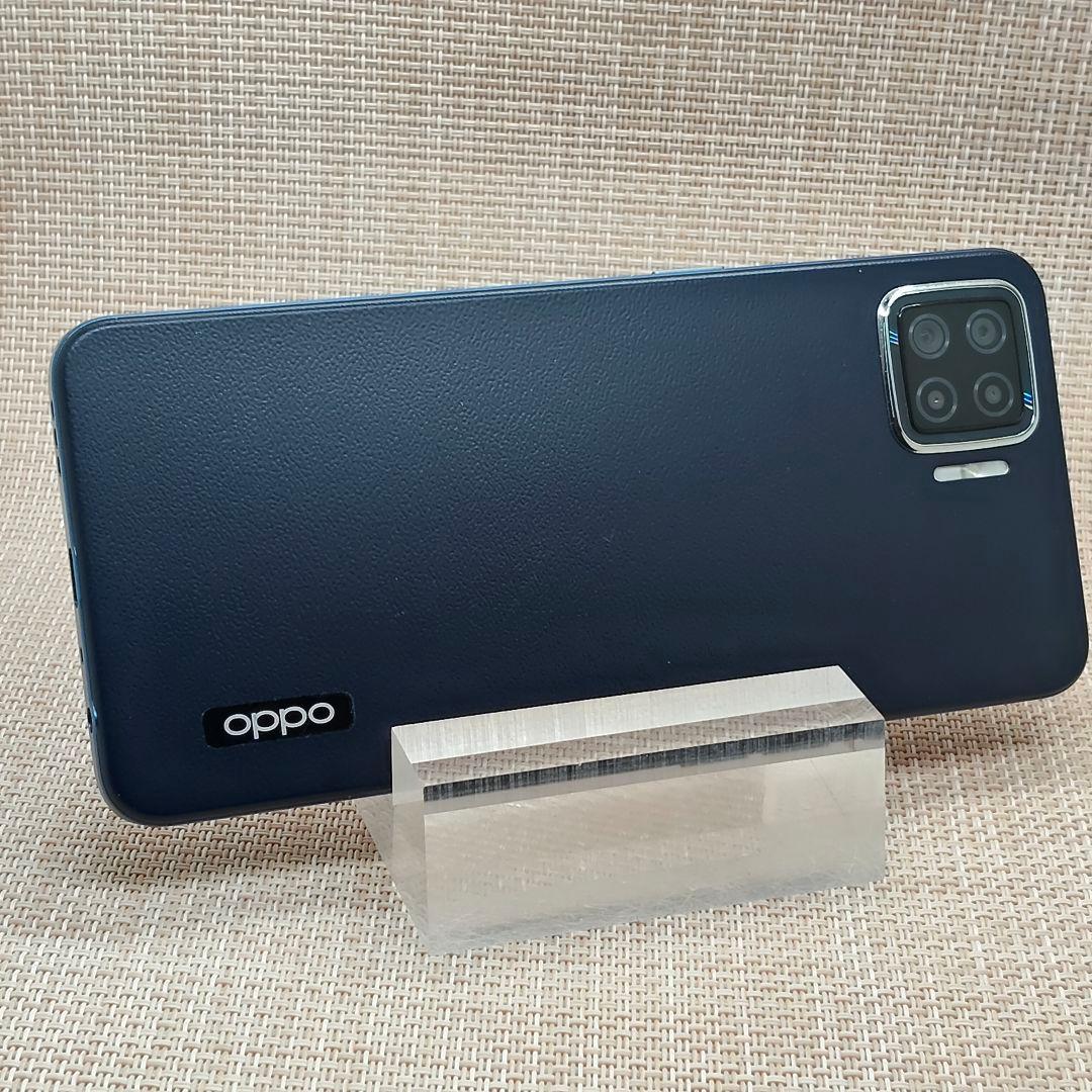 ①OPPO スマートフォン A73 ネイビーブルー