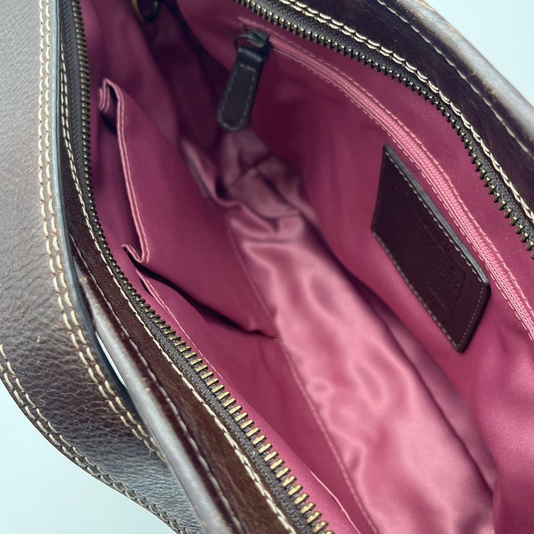 希少⭐︎COACH パッチワーク ワンショルダーバッグ y2k レオパード 豹柄