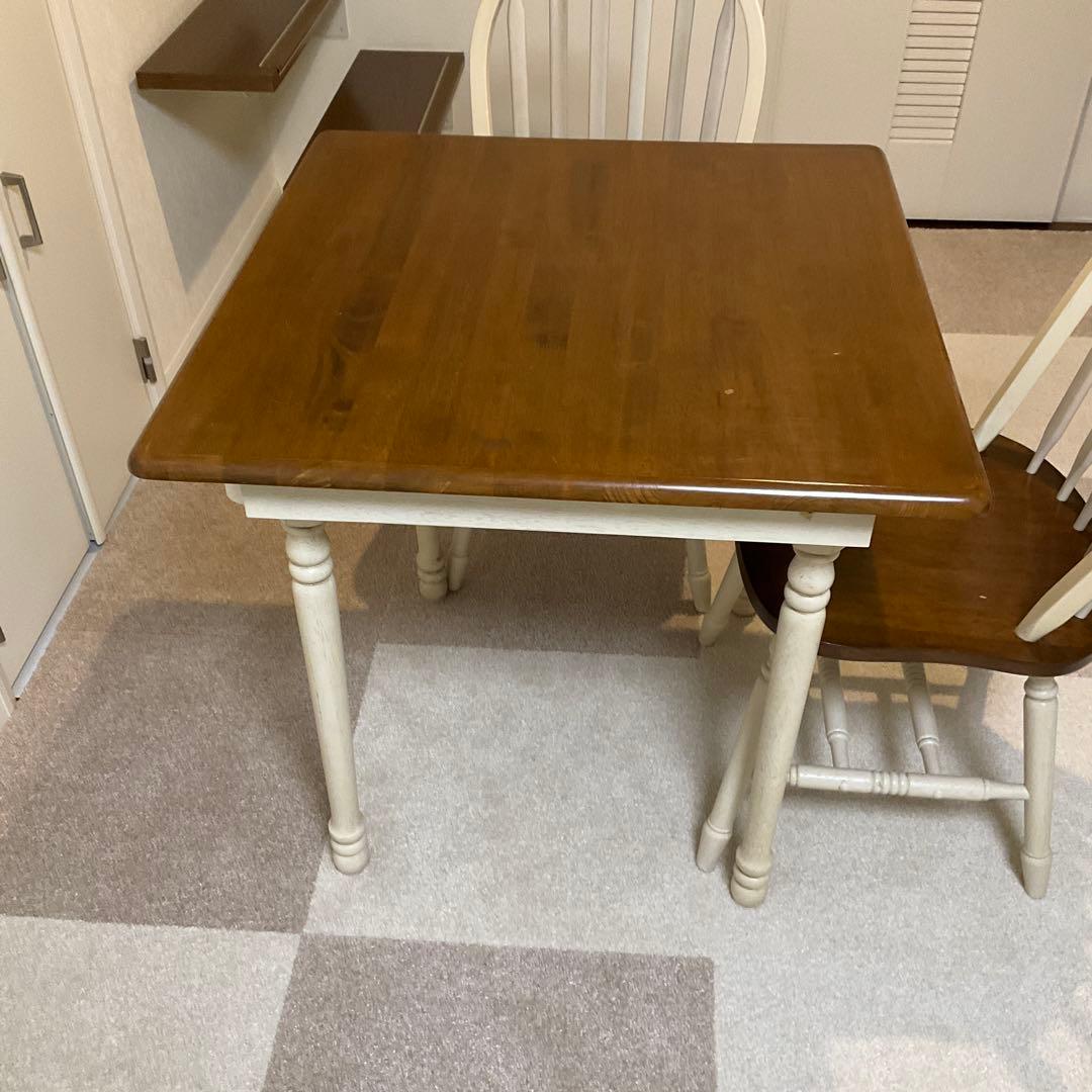 出品②　マキアート　ダイニング　テーブルx1 & チェアx2 セット