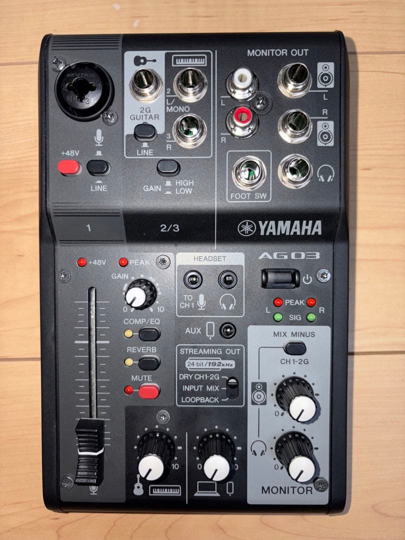 YAMAHA ヤマハ AG03MK2 ブラック