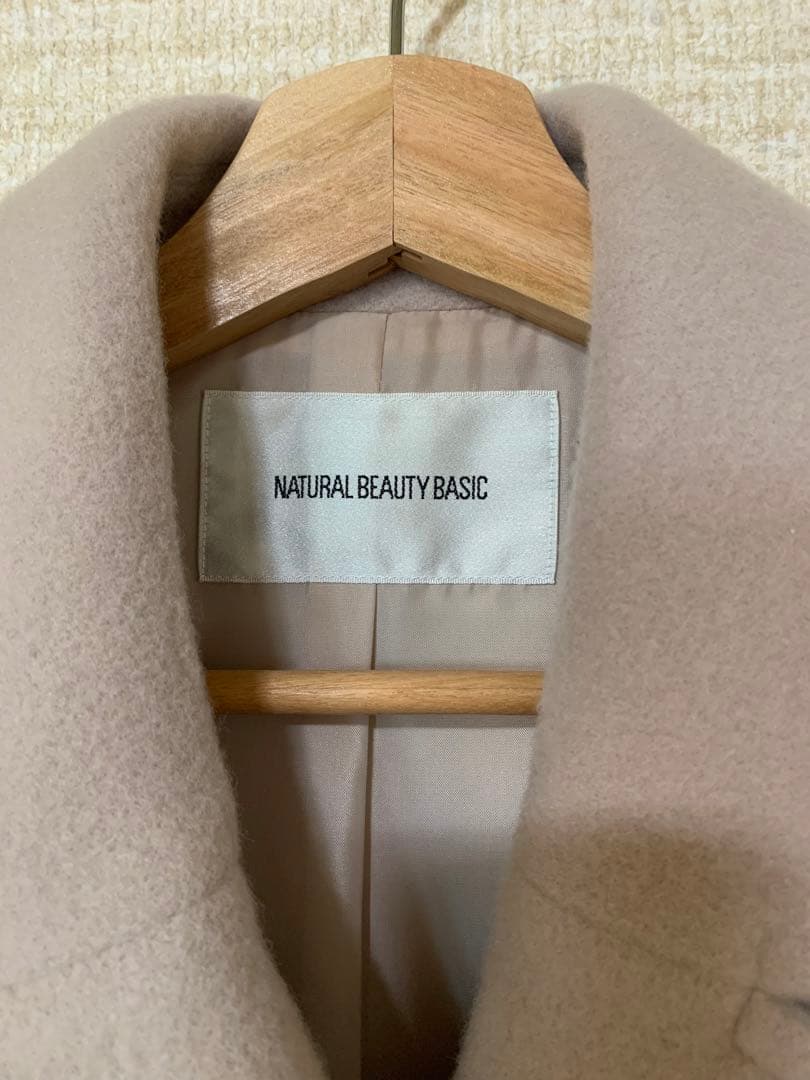 ナチュラルビューティーベーシック　ビックカラーダブルチェスターコート　PSサイズ