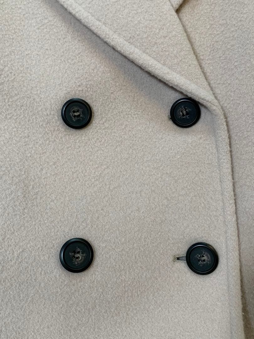 ナチュラルビューティーベーシック　ビックカラーダブルチェスターコート　PSサイズ