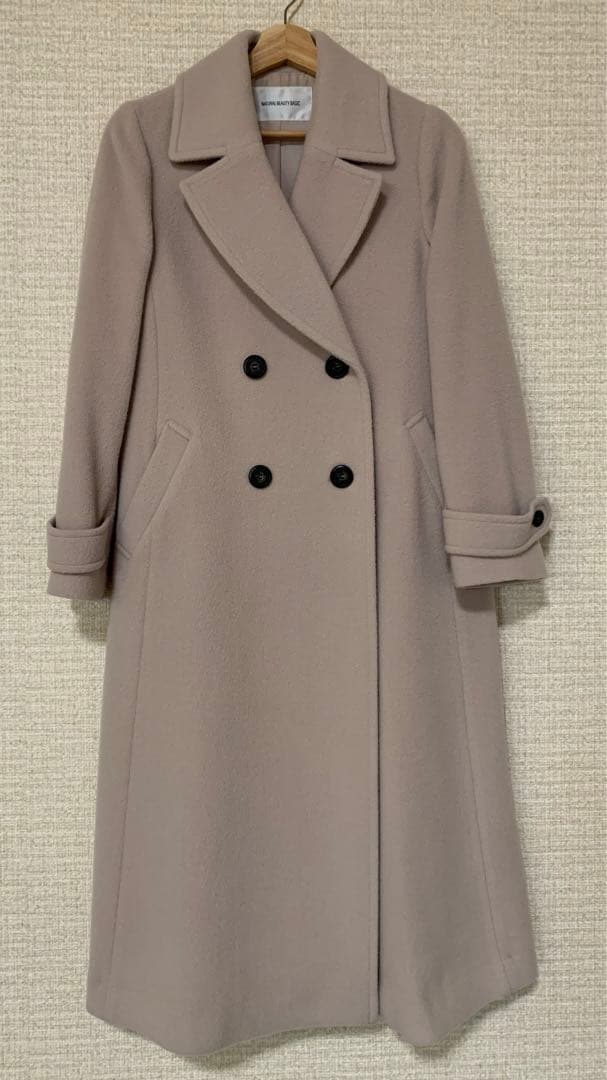 ナチュラルビューティーベーシック　ビックカラーダブルチェスターコート　PSサイズ