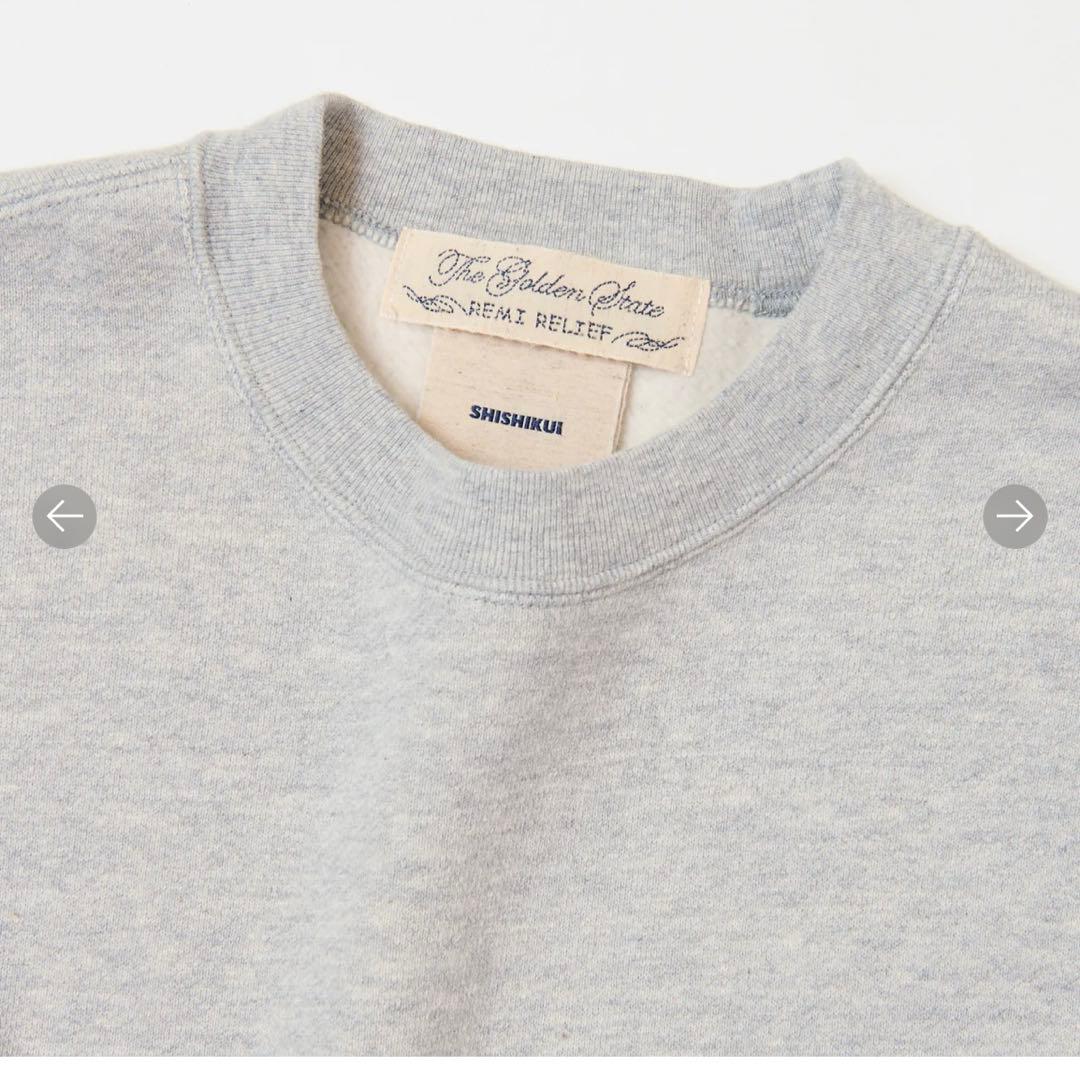 トップス SHISHIKUI Brushed Crew / HEATHER GRAY