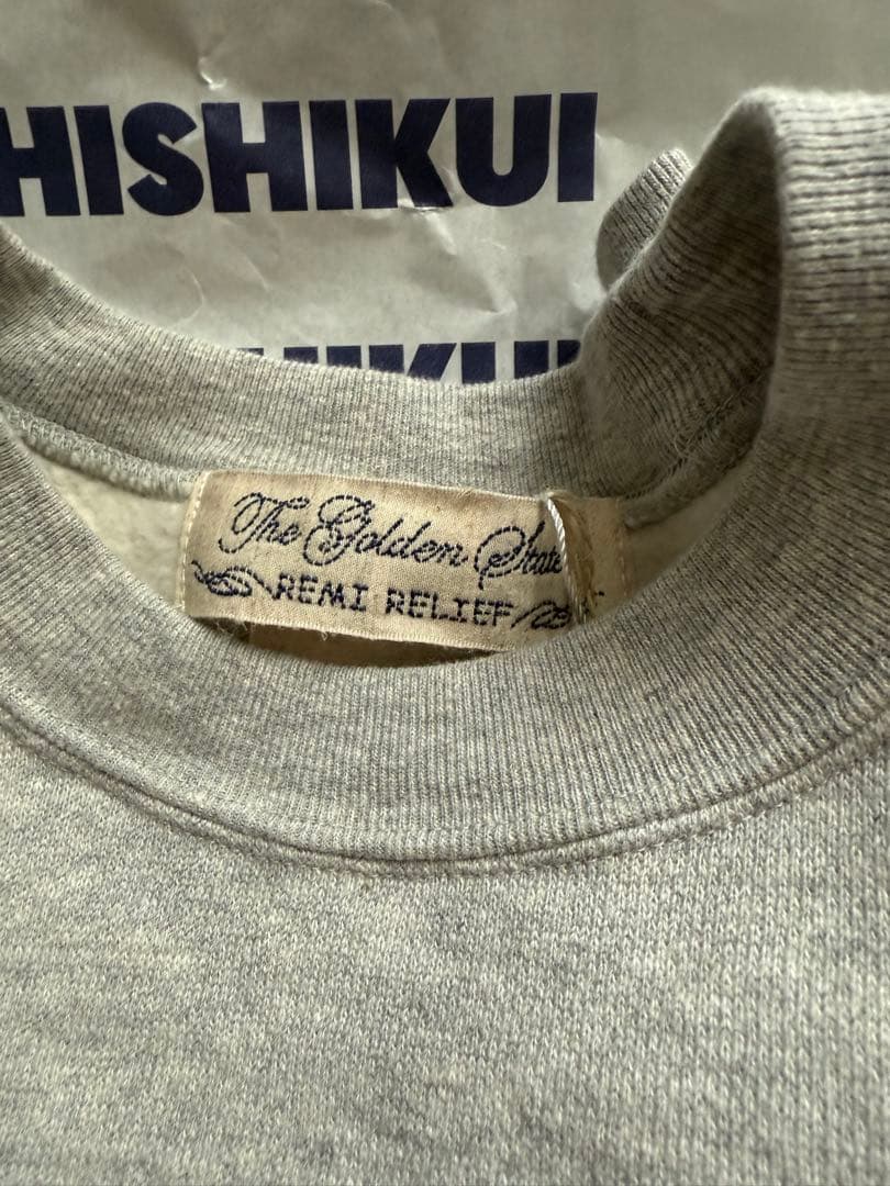 トップス SHISHIKUI Brushed Crew / HEATHER GRAY