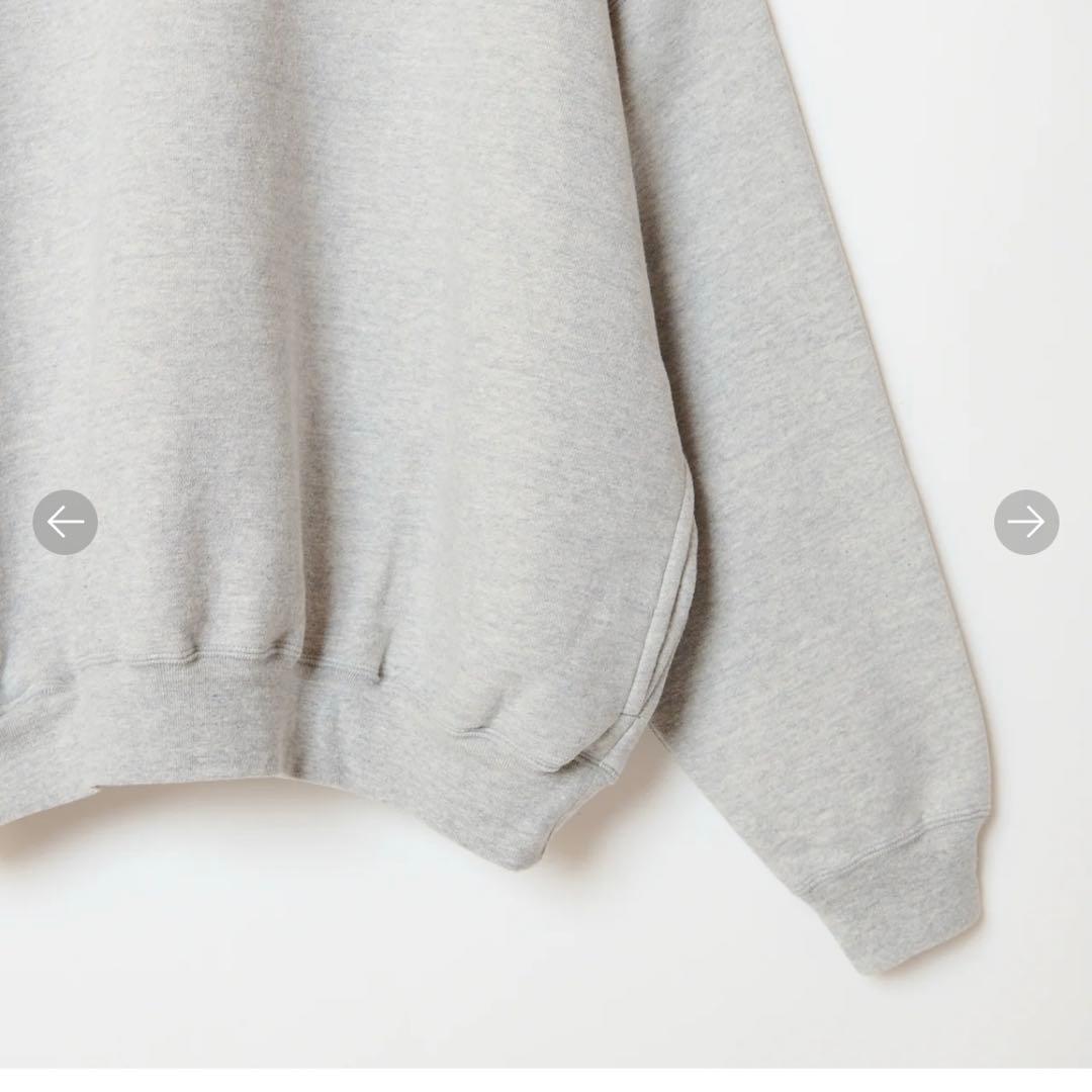 トップス SHISHIKUI Brushed Crew / HEATHER GRAY