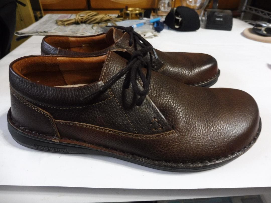 ビルケンシュトックBIRKENSTOCKレザーシューズ サイズ=42(27CM)