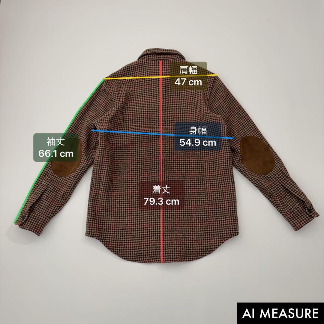 復刻現行✨ポロバイラルフローレン ウール ジャケット 千鳥格子 エルボーパッチ