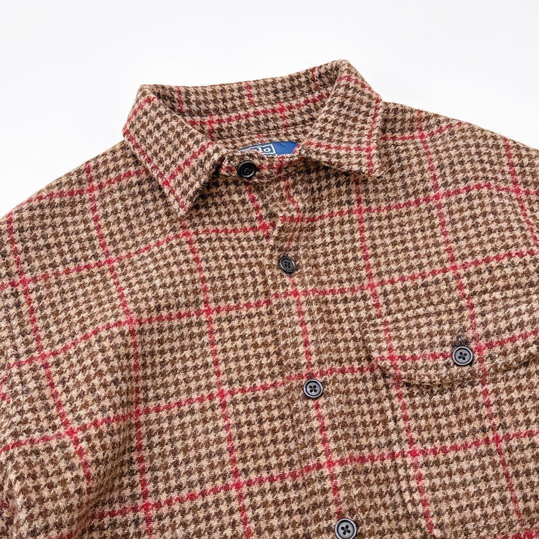 復刻現行✨ポロバイラルフローレン ウール ジャケット 千鳥格子 エルボーパッチ