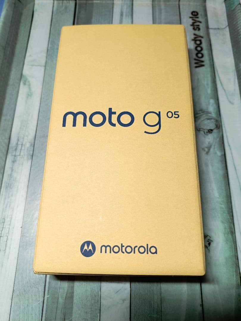 Motorola moto g 05 本体 ブルー