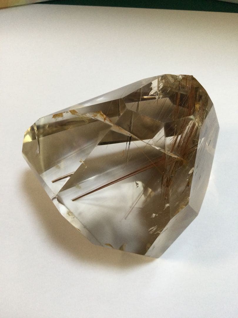 ルチルクオーツ　579.5g 水晶　　観賞石