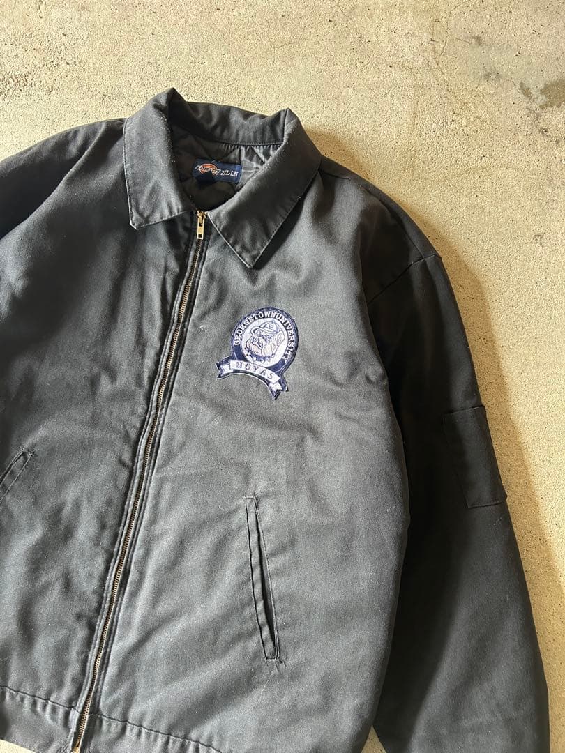 90s Dickiesデトロイトジャケット 中綿 ハリントンジャケット 黒