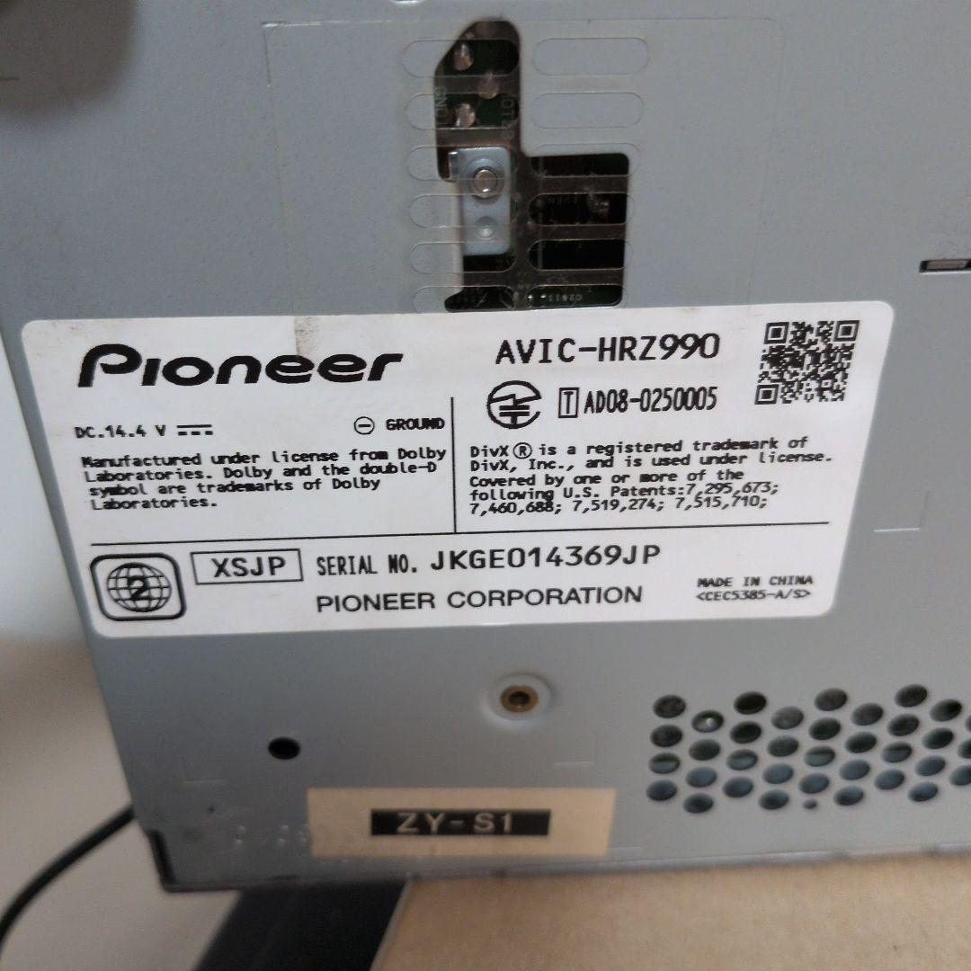 971 動作良好 カロッツェリア AVIC-HRZ990 フルセグ