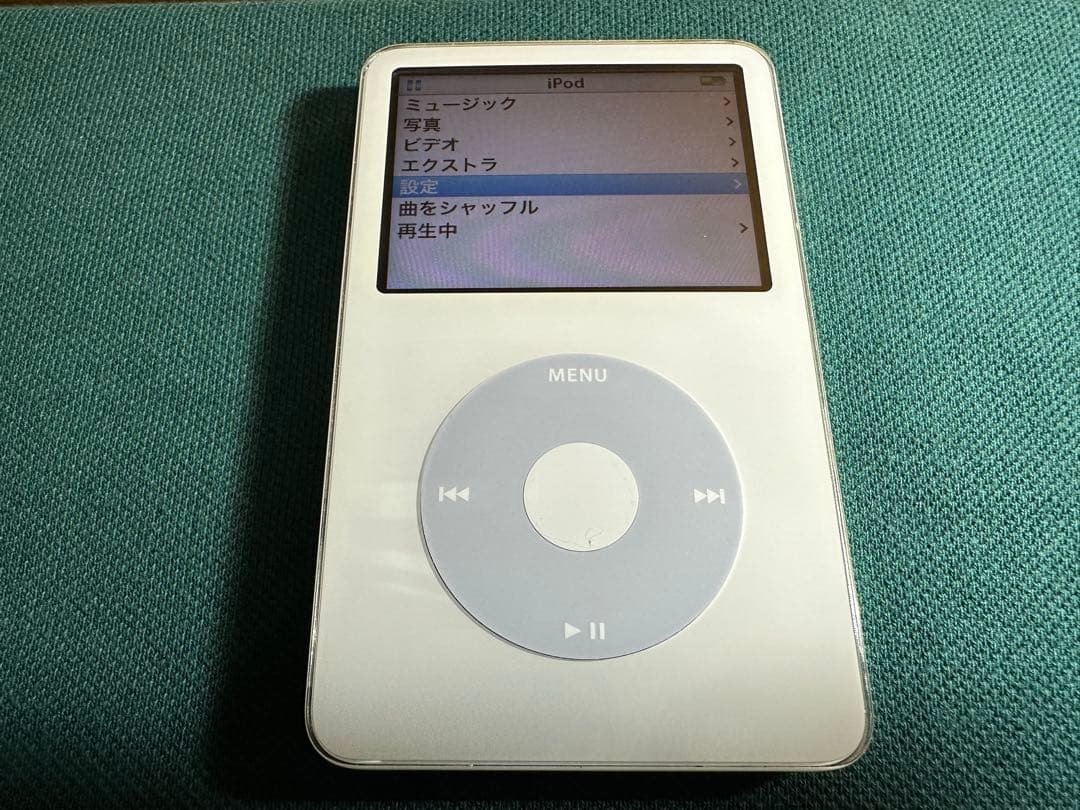 きれいなiPod Classic 5.5世代 MA444 30GB新品バッテリー