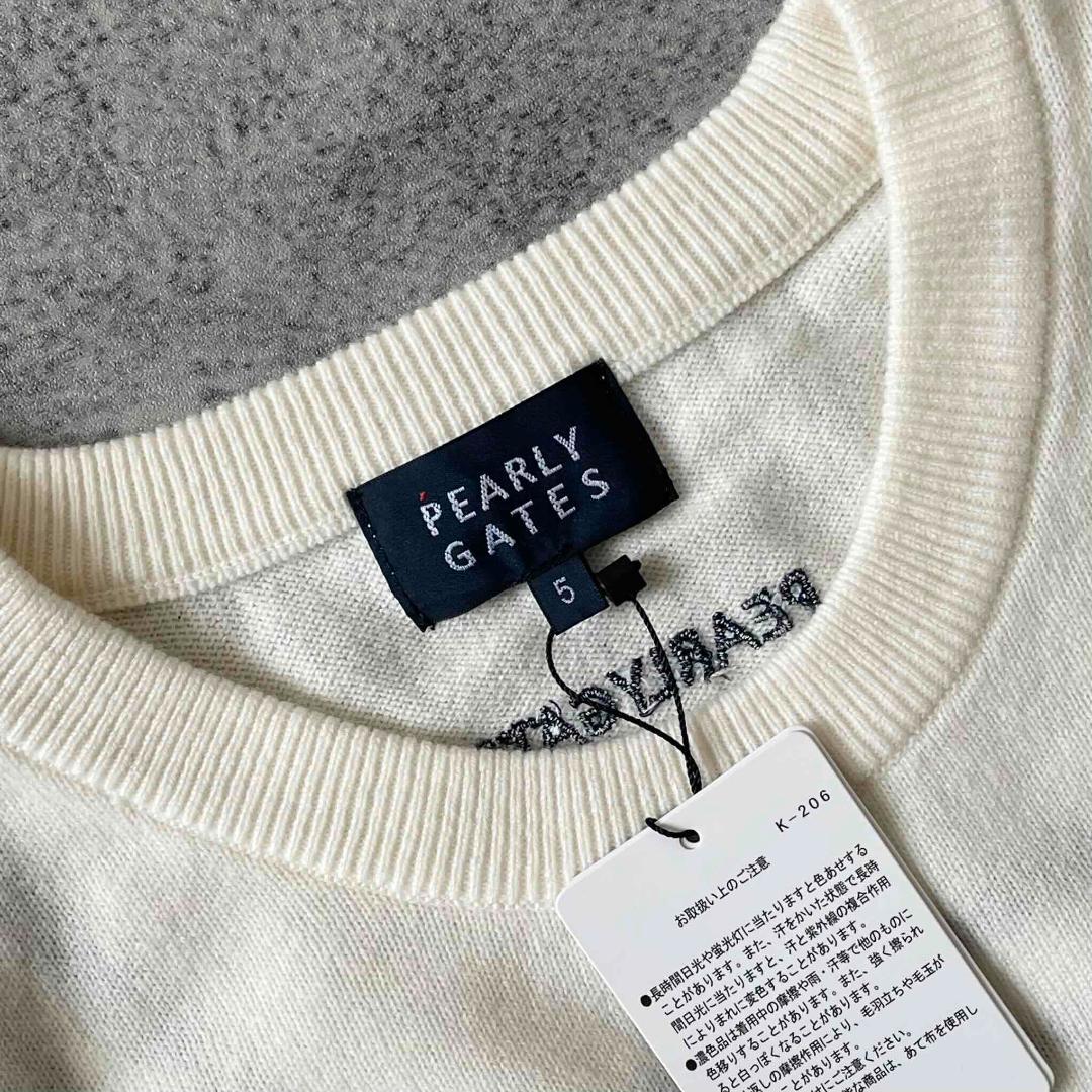 PEARLY GATES パーリーゲイツ カシミヤ混 ニット セーター サイズ５