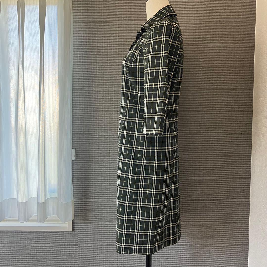 極美品 バーバリーブルーレーベル シャツワンピース ノバチェック 38