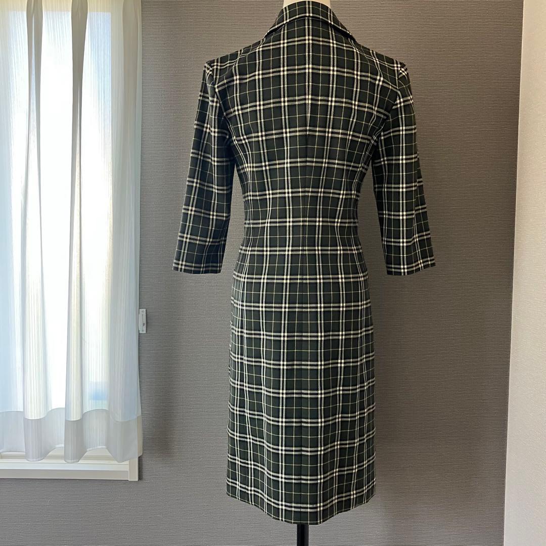 極美品 バーバリーブルーレーベル シャツワンピース ノバチェック 38