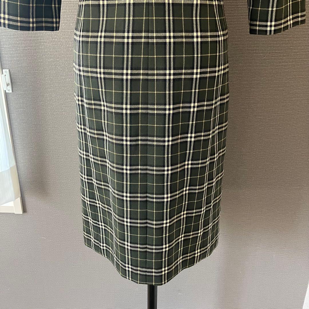 極美品 バーバリーブルーレーベル シャツワンピース ノバチェック 38