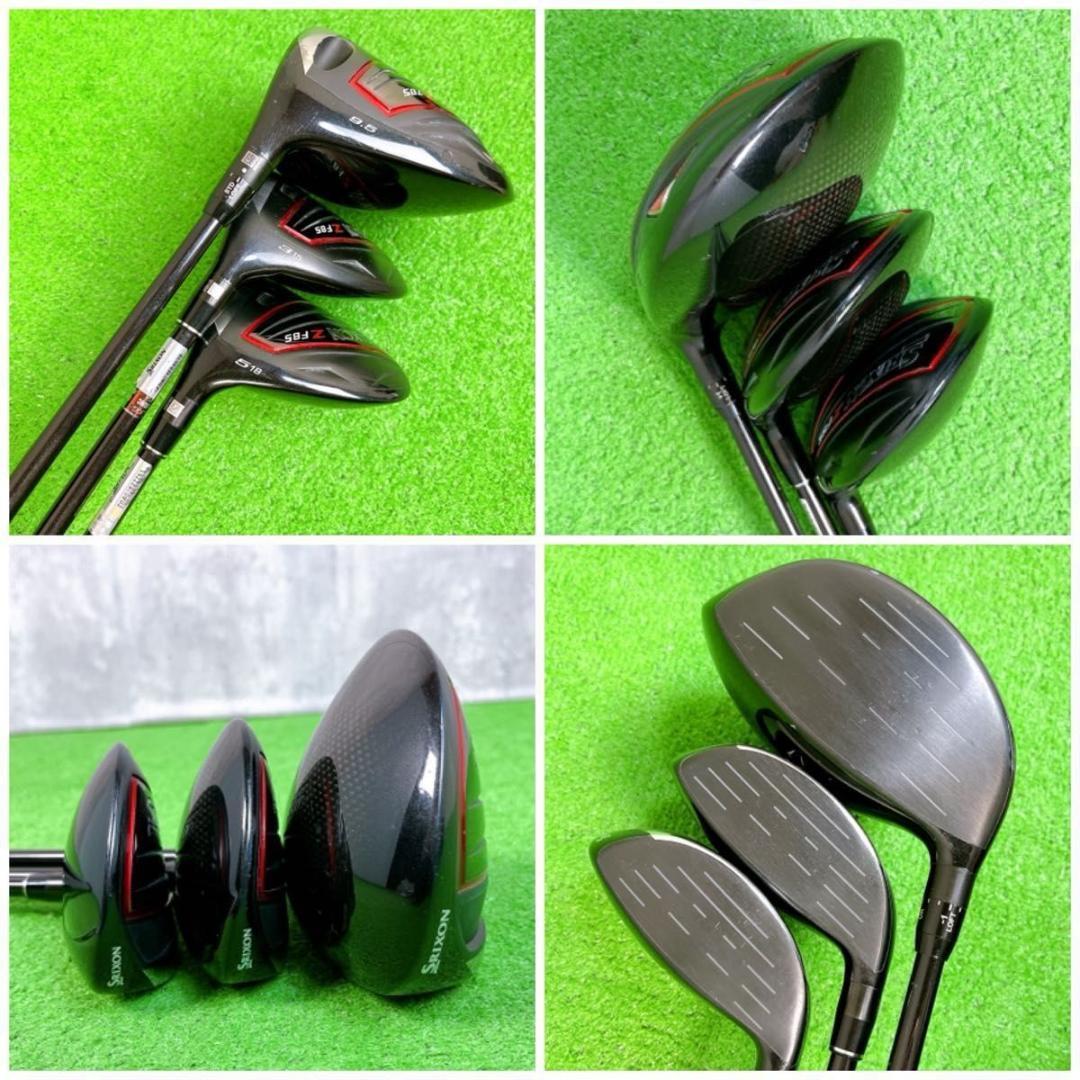 貴重レフティ スリクソン Z785 ゴルフクラブセット 左打ち 12本 メンズ