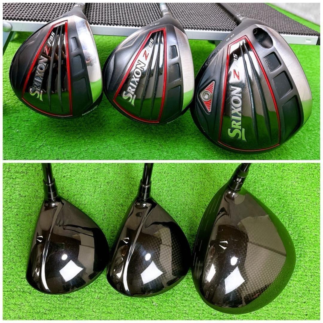 貴重レフティ スリクソン Z785 ゴルフクラブセット 左打ち 12本 メンズ