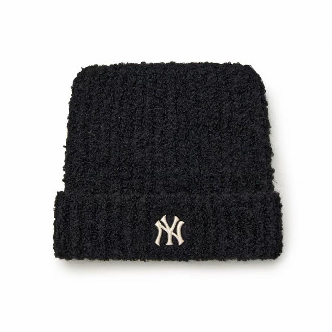 【新品未使用】MLBkorea　猫耳　ビーニー　ブラック　カリナ着用　大人気