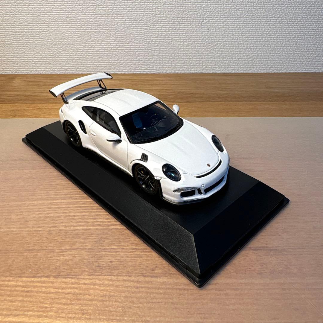 porsche ポルシェ　911 GT3 RS 1/43 ミニカー　ホワイト