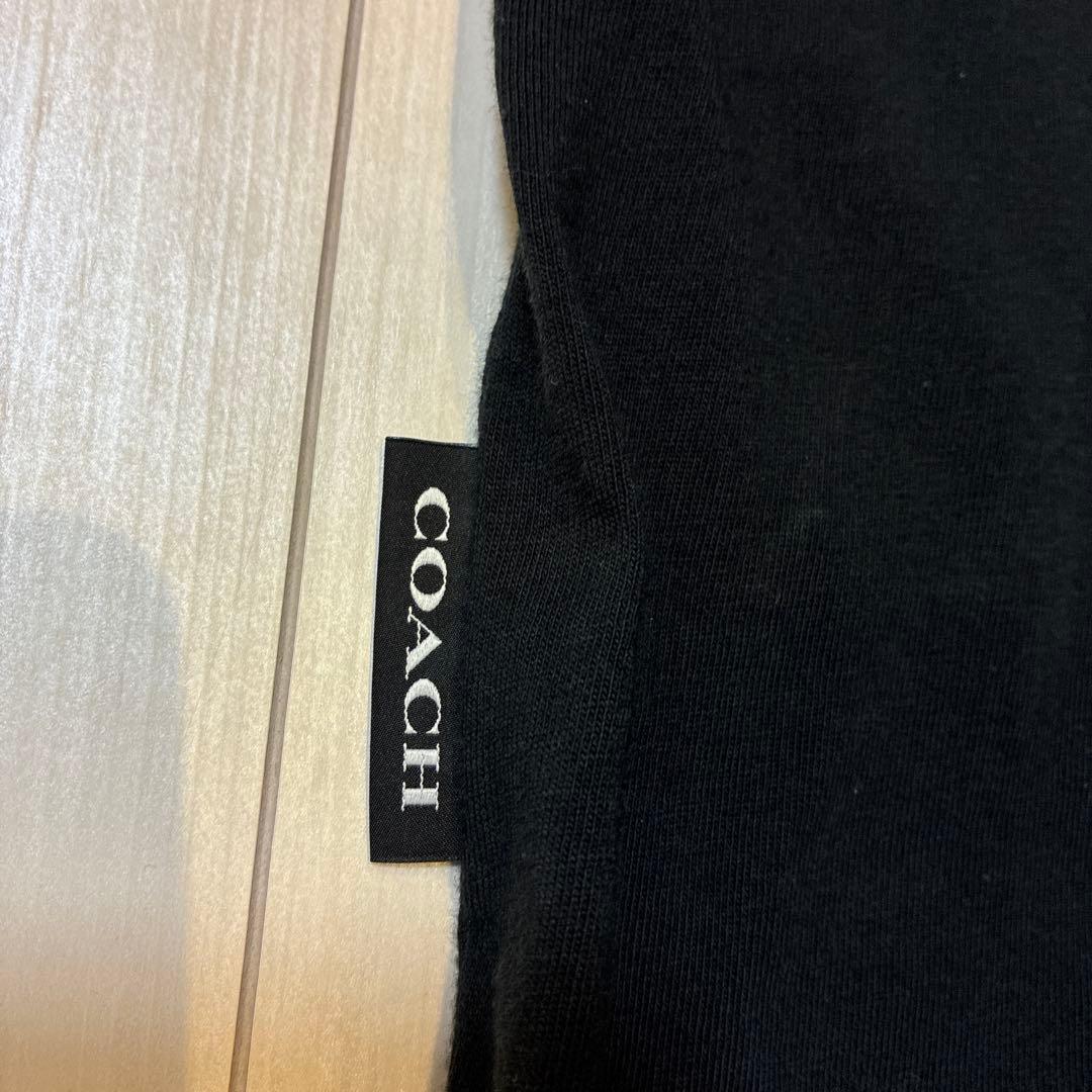 COACH シグネチャー ロング スリーブ Tシャツ ブラックM